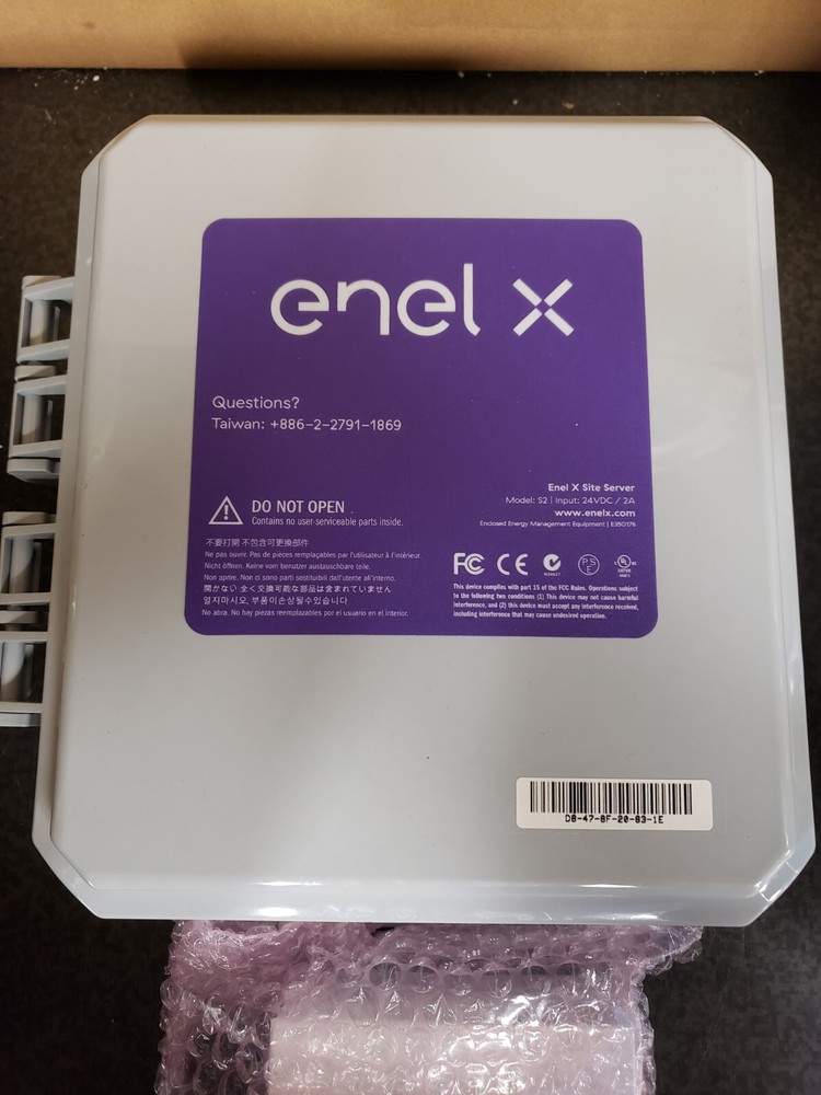 Enel X Site Server Model S2- Input: 24VDC / 2A- NEW
