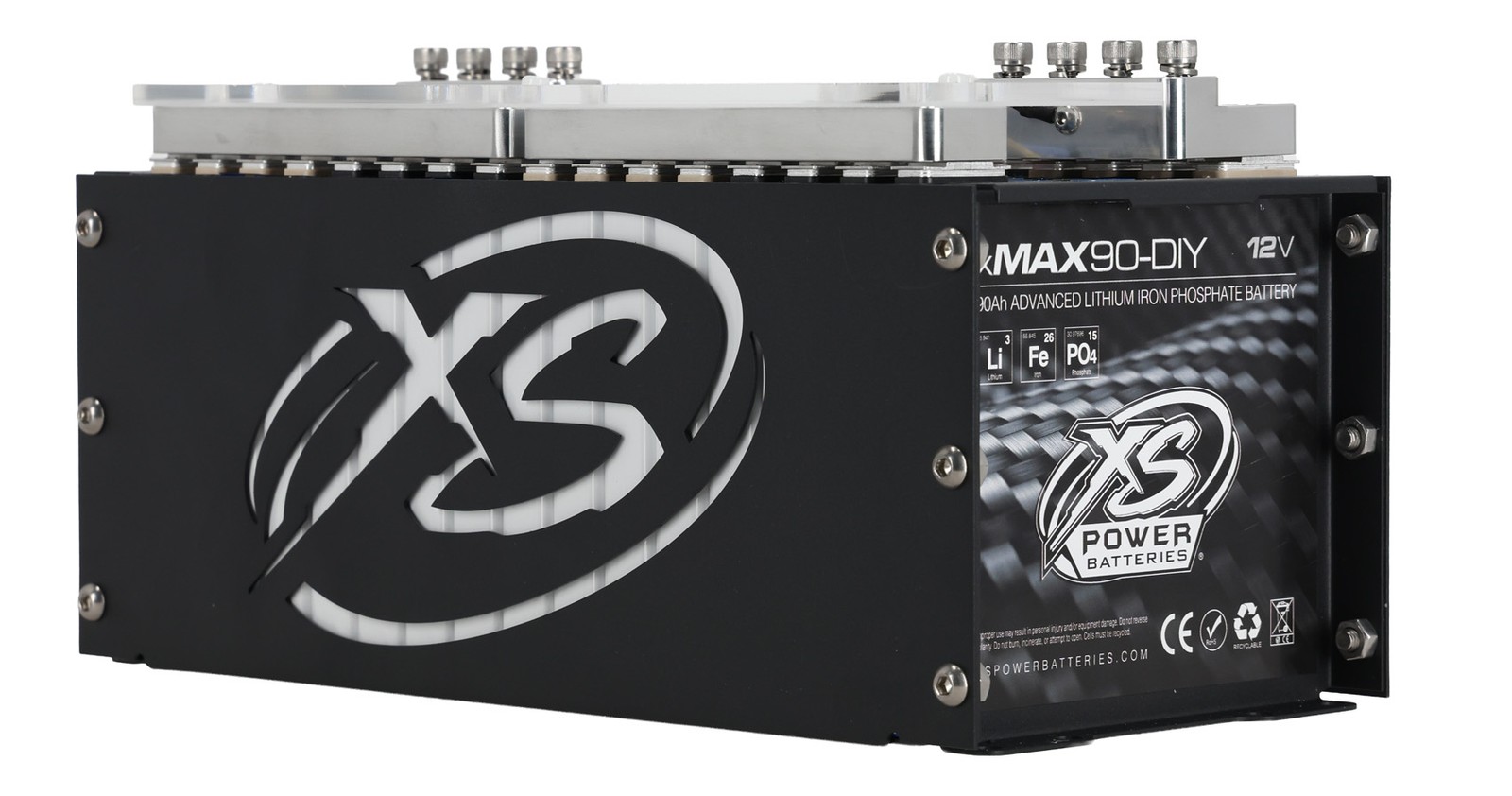 XS Power XMAX 90-DIY 20,000 Watt, 90AH, Car Battery 12-Volt Lithium PowerCell