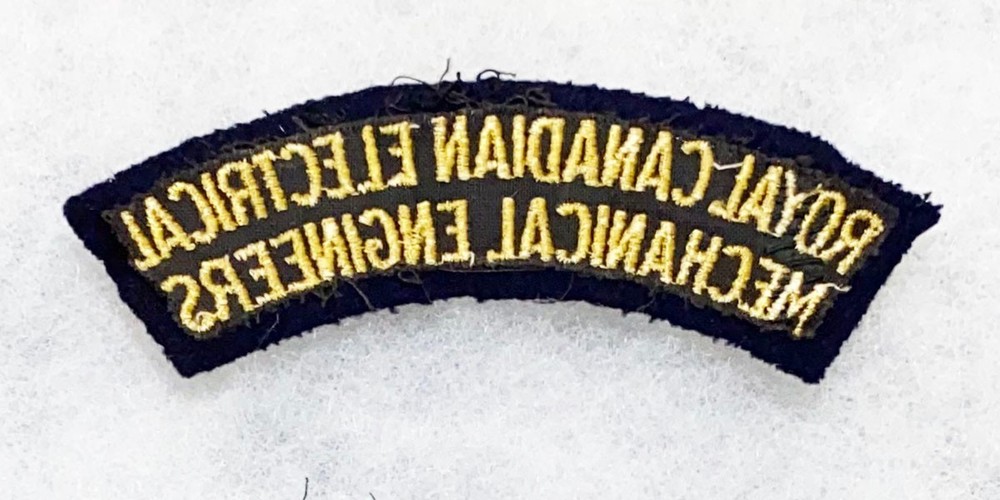 Royal Canadian Electrical Mechanical Engineers Title / Patch