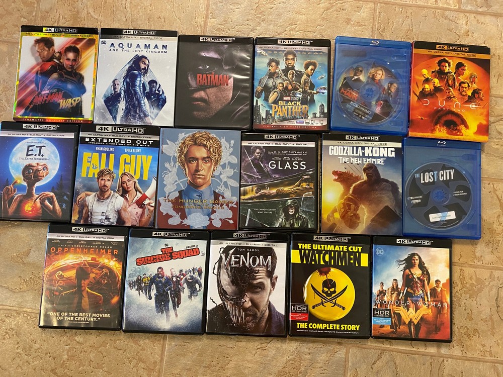 Create Your Own 4k Bluray Bundle - $8 each