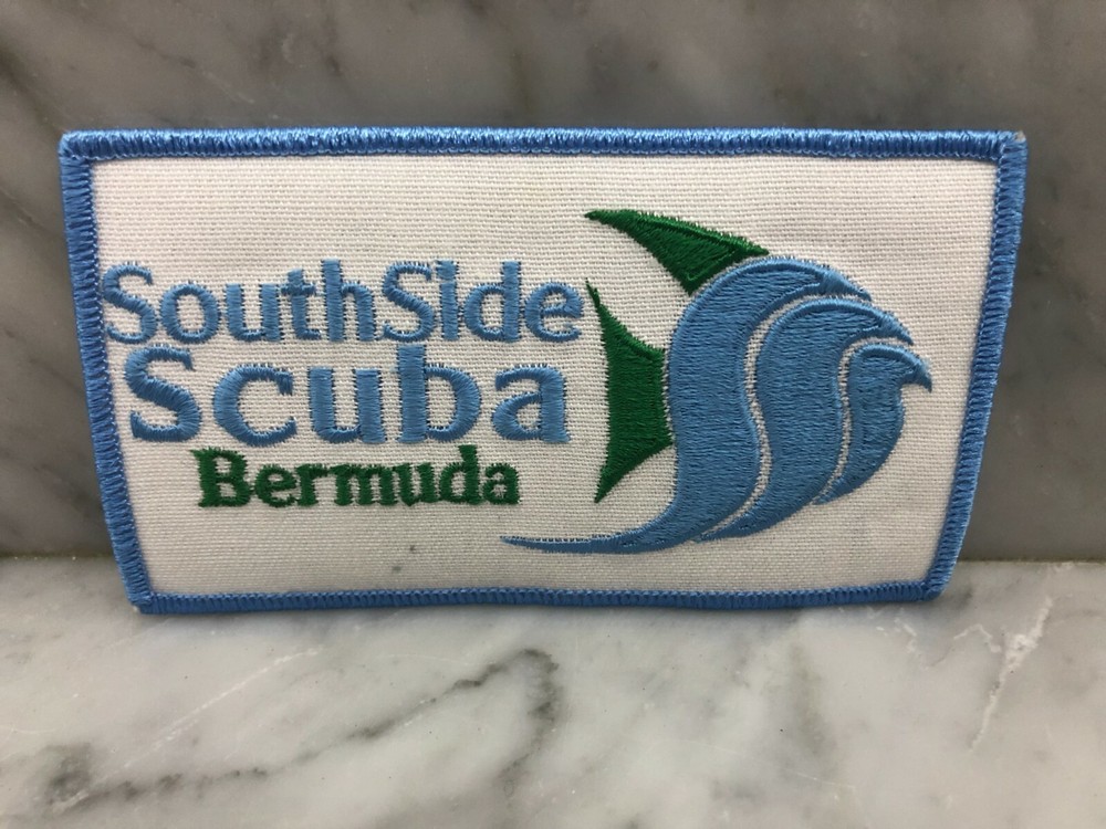 SOUTH SIDE SCUBA BERMUDA PATCH 4,5" x 2,5"                                   A1