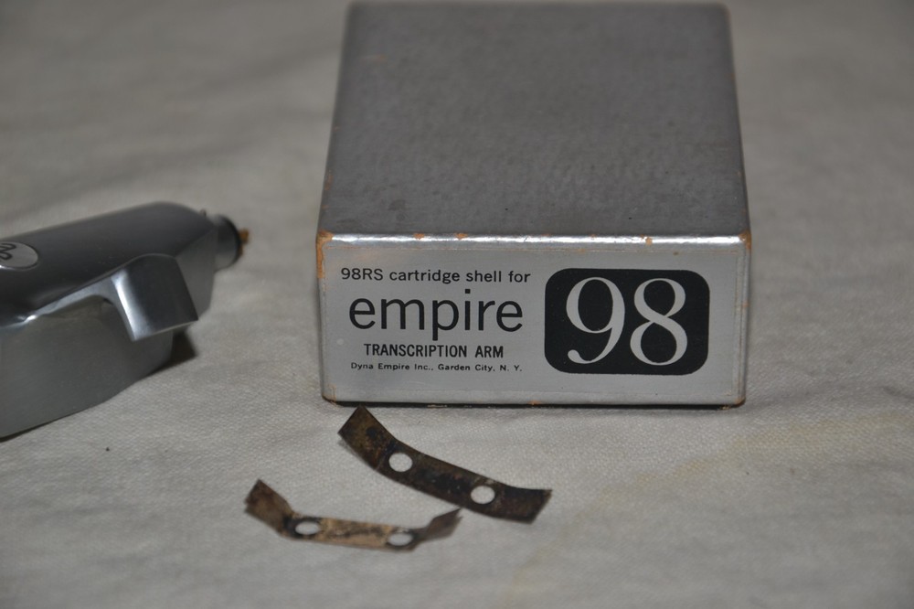 Original Vintage Empire 98 Turntable tonearm Headshell