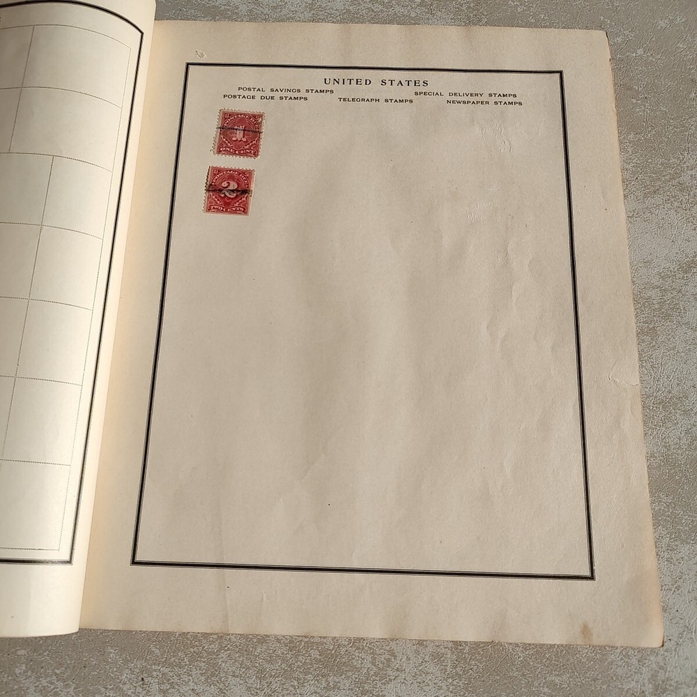 MODERN POSTAGE STAMP ALBUM With Some Stamps