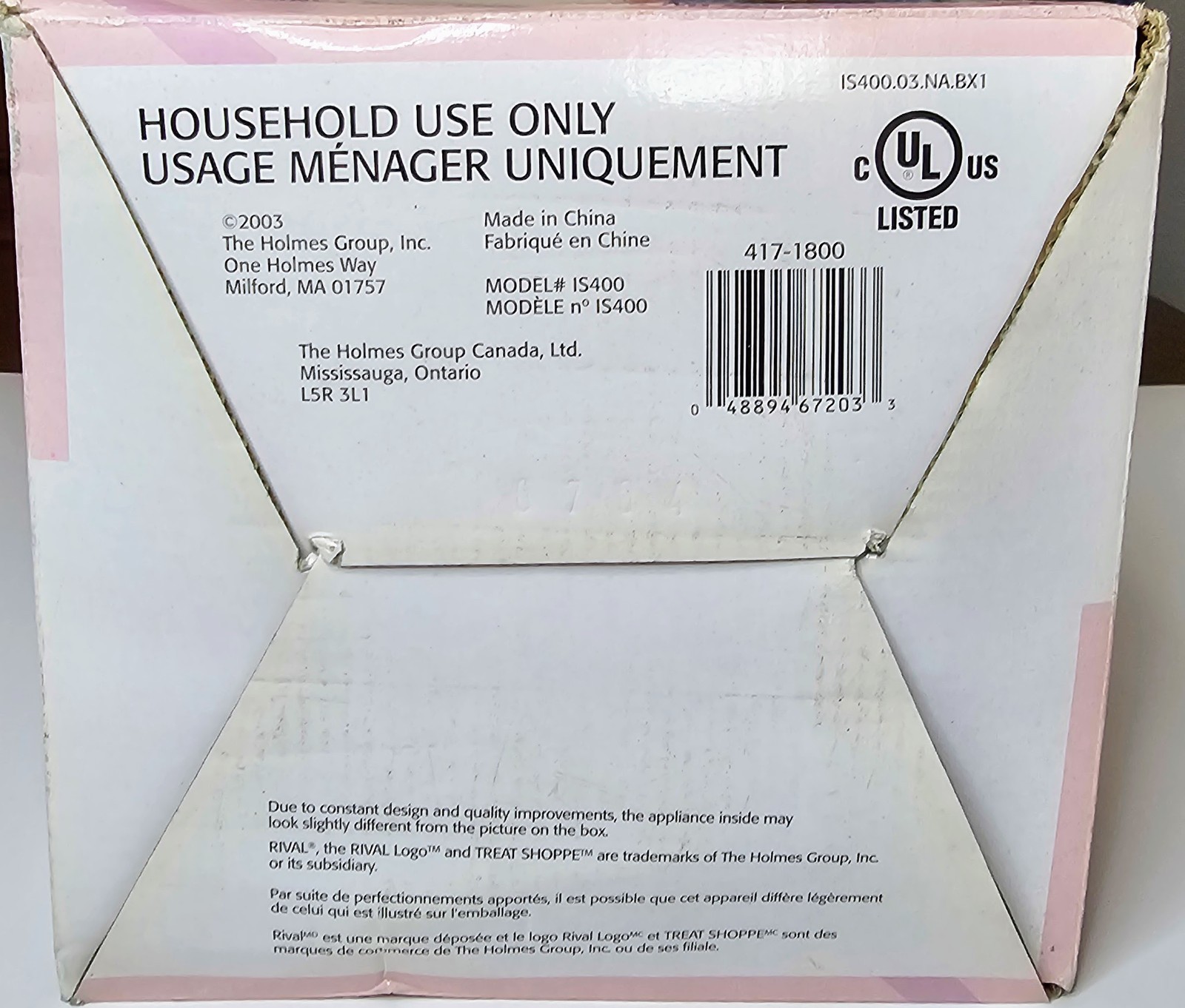 Rival Treat Shoppe Ice Shaver Snow Cone Maker New IS400