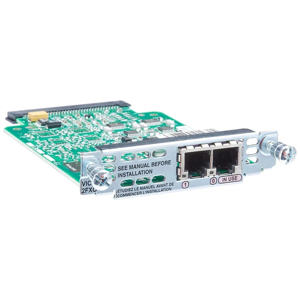 CISCO VIC2-2FXO 2-Port Foreign Exchange Office Voice/Fax Interface Card Module