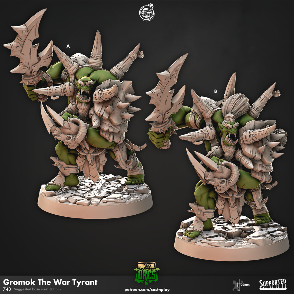 Orc Gromok War Tyrant | CastnPlay |