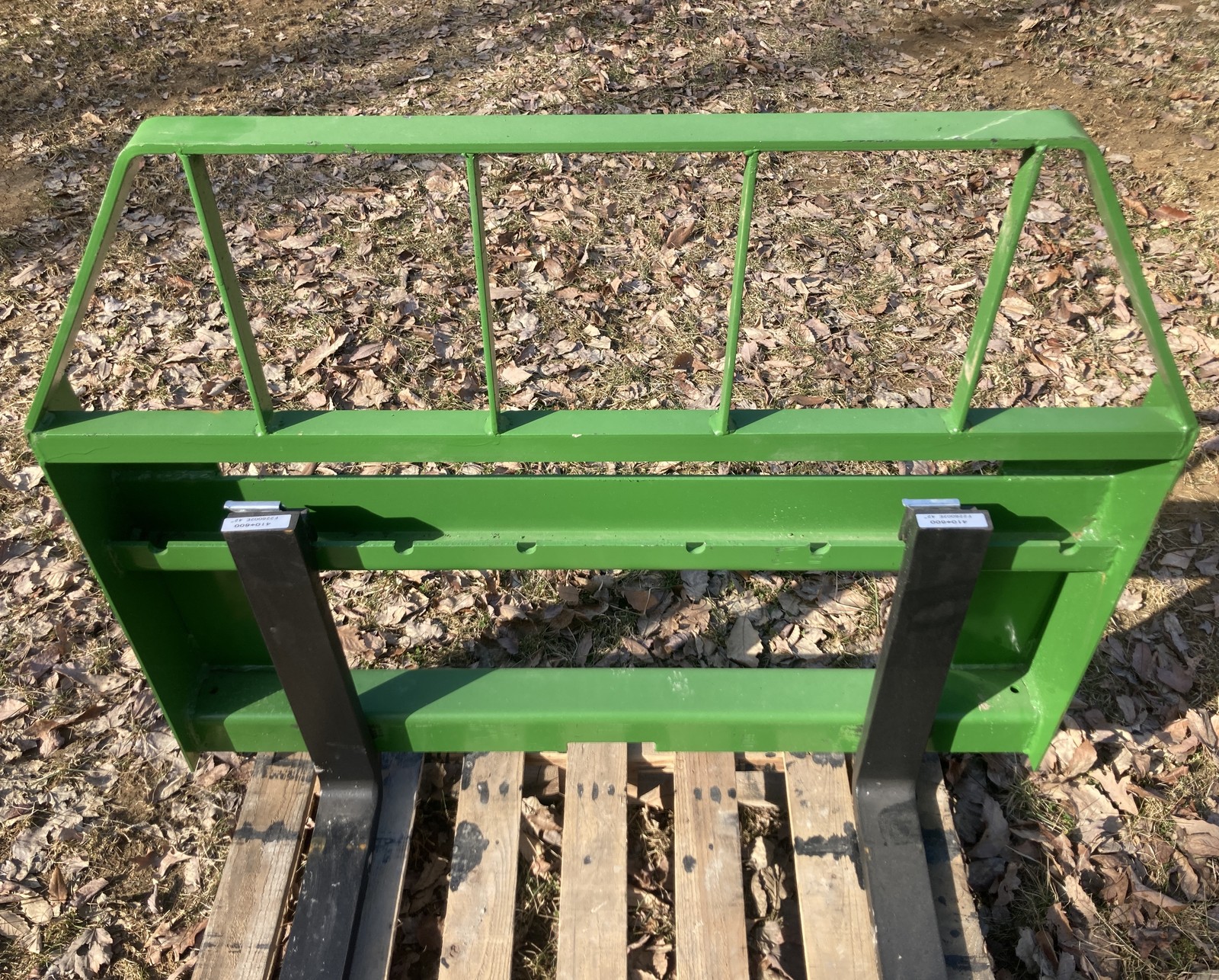 Kivel 42 In Forks-2000lb Pallet Forks for John Deere Tractors-Hook & Pin Mount