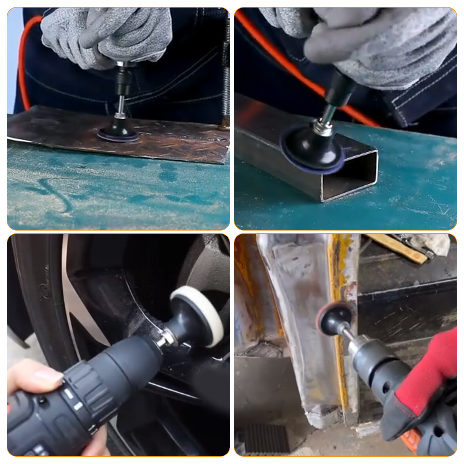 104x 2" Roll Lock Sanding Discs Die Grinder Quick Change Disc Set W/ 1/4 Holder