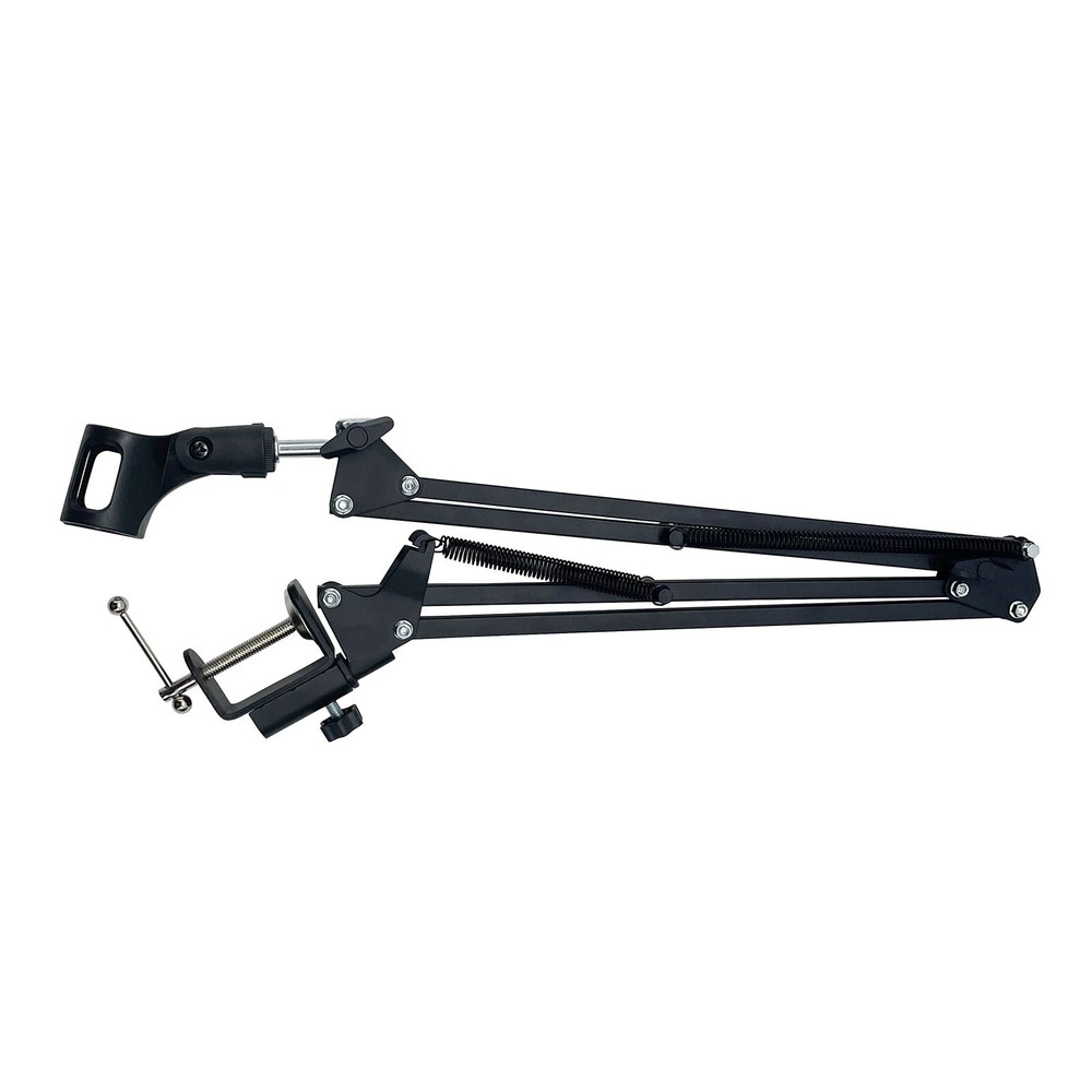Microphone Stand Suspension Arm Mounting Bracket Black for Studio Broadcast
