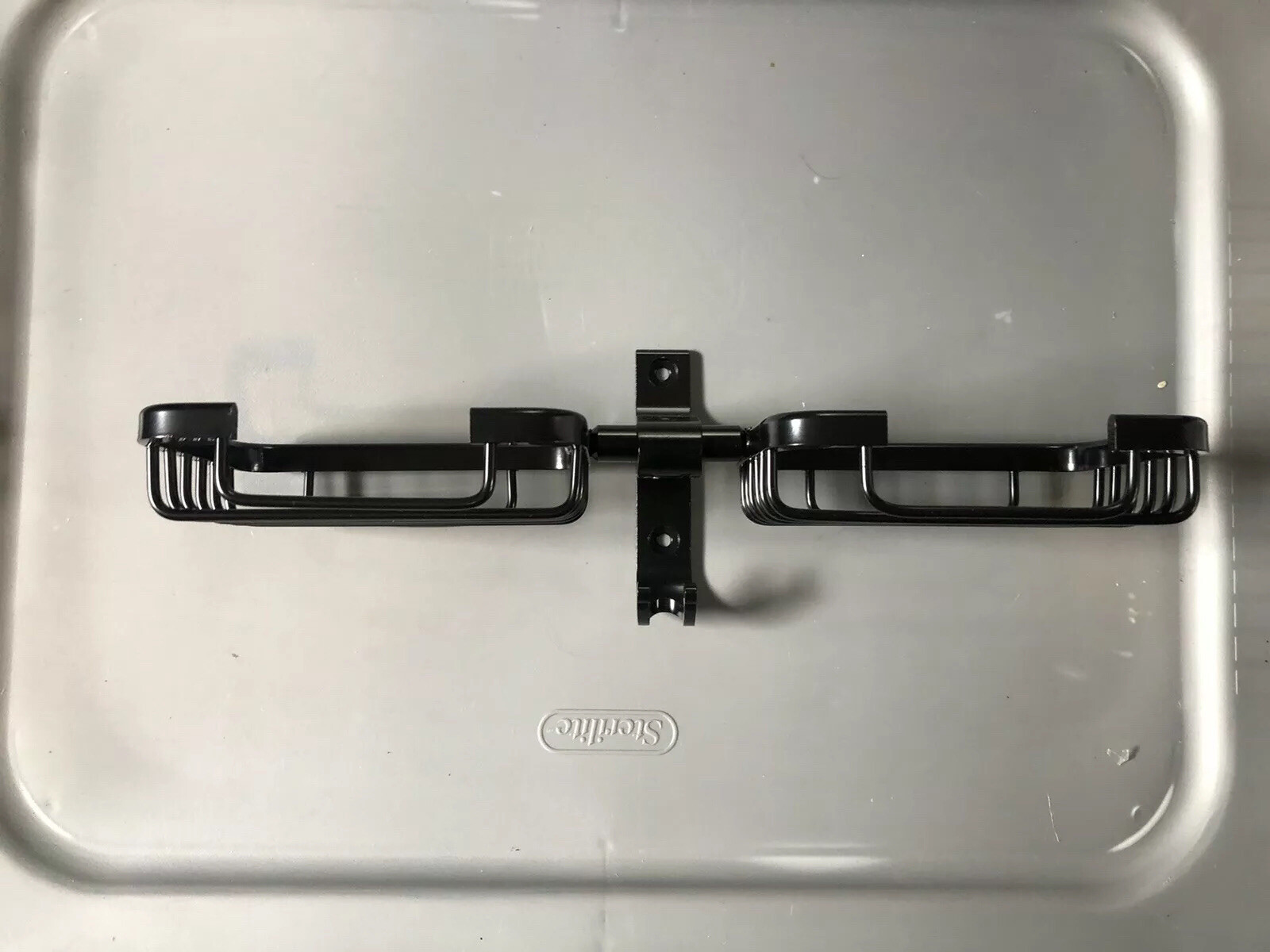 Soap Holder, Double Bar Soap Holder, Black Metal Holders