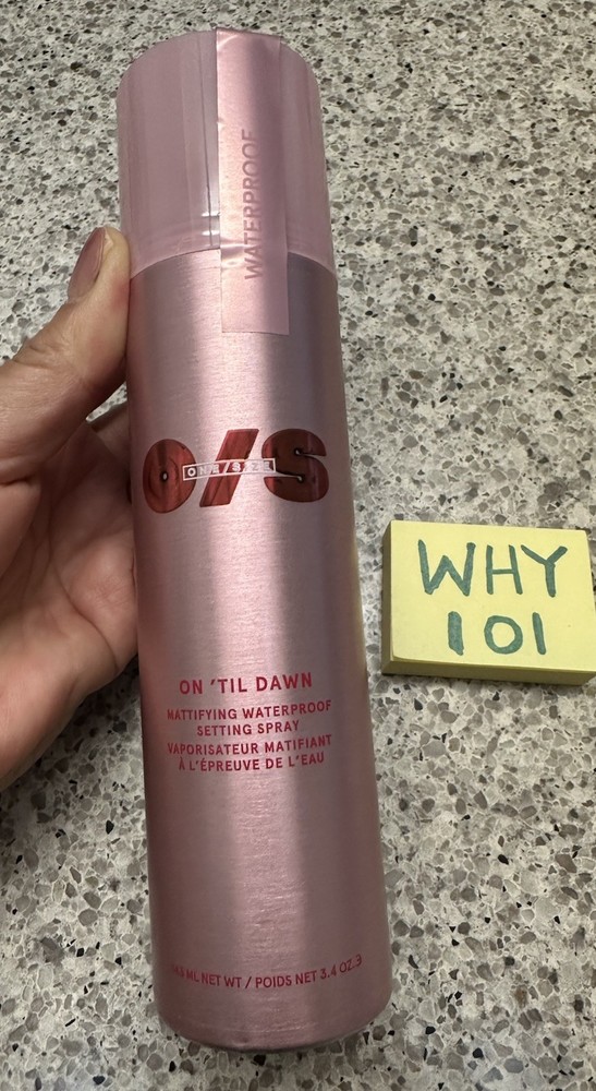 ONE/SIZE On 'Til Dawn Mattifying Waterproof Setting Spray 3.4oz/143mL SEALED