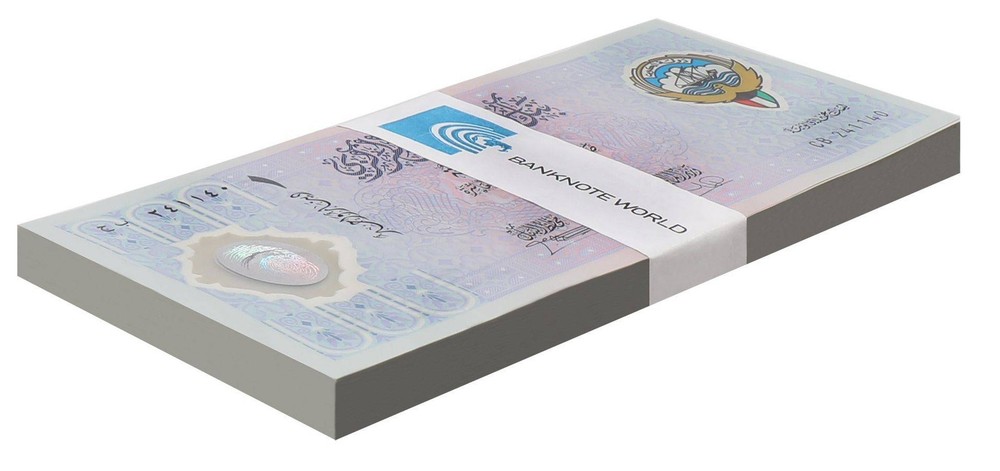 Kuwait 1 Dinar, 2001, P-CS2, UNC, Commemorative, Polymer X 100 PCS Bundle Pack