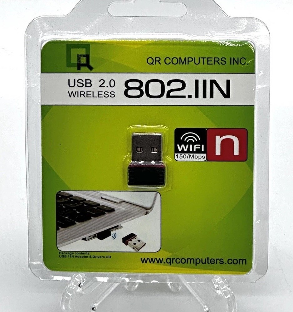 USB 2.0 Wireless 11N Adapter Dongle 150/Mbps 802.11N Windows Mac Linux NEW