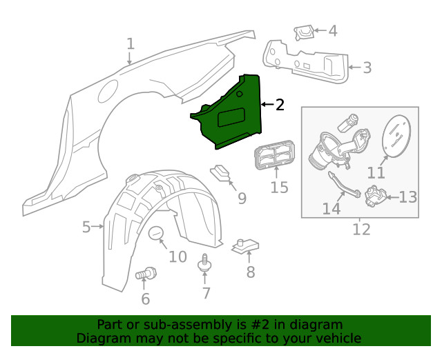 Genuine GM Lower Extension 84197101