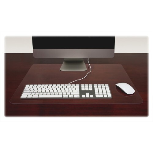 1 Lorell Rectangular Crystal-clear Desk Pad 24" Width x 19" Depth - LLR39652