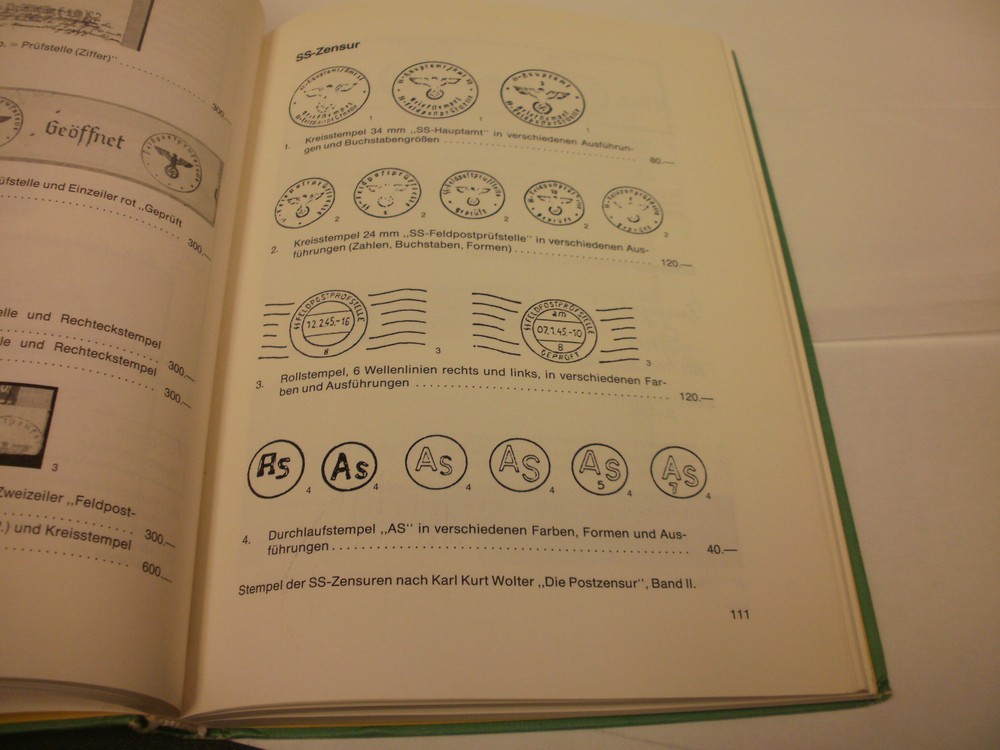WW II era GERMAN POSTAGE, Michel Handbuch-Katalog Deutsche Feldpost 1937-1945