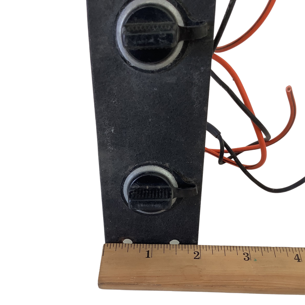 Police Center Console 12 Volt Multi Socket Hardwired Outlet w/ Socket Covers #1