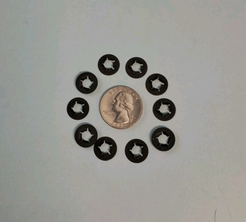 SKI-DOO PUSH NUTS ~ 732610072 ~   10 Pushnuts for Windshields