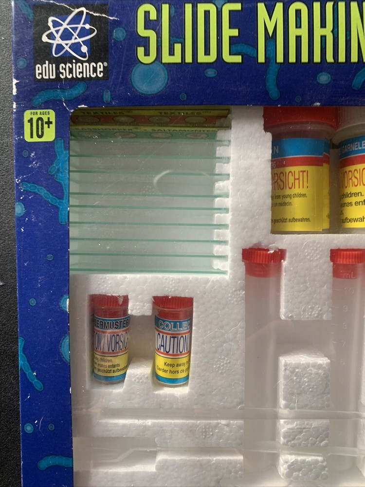 Vintage 1999 Edu Science Slide Making Kit