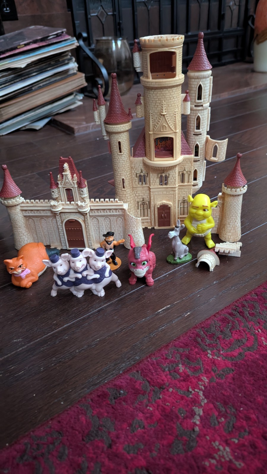 Shrek 2 Far Away Castle Micro Playset Mini Figure Set Lot Incomplete Parts