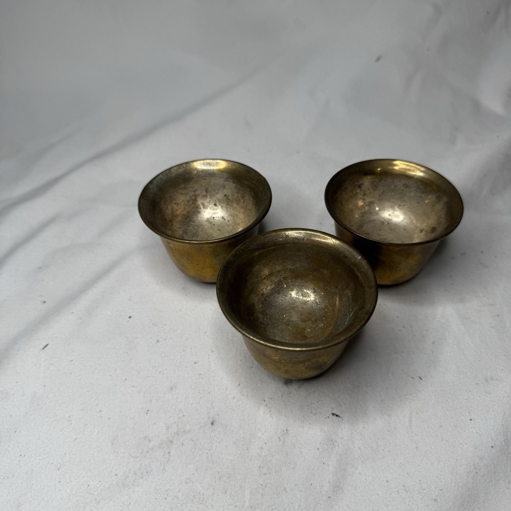 Antique Engraved Solid Brass Tea/Coffee Service Set