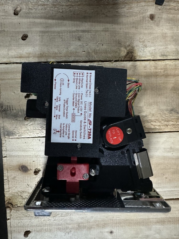 CH-738A Plastic Front Panel Input Advanced CPU Coin Acceptor