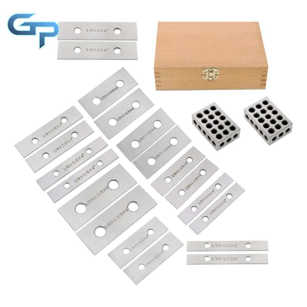 1/8" x 4" Ten Pair Precision Parallel Set & Matched 1-2-3 Blocks
