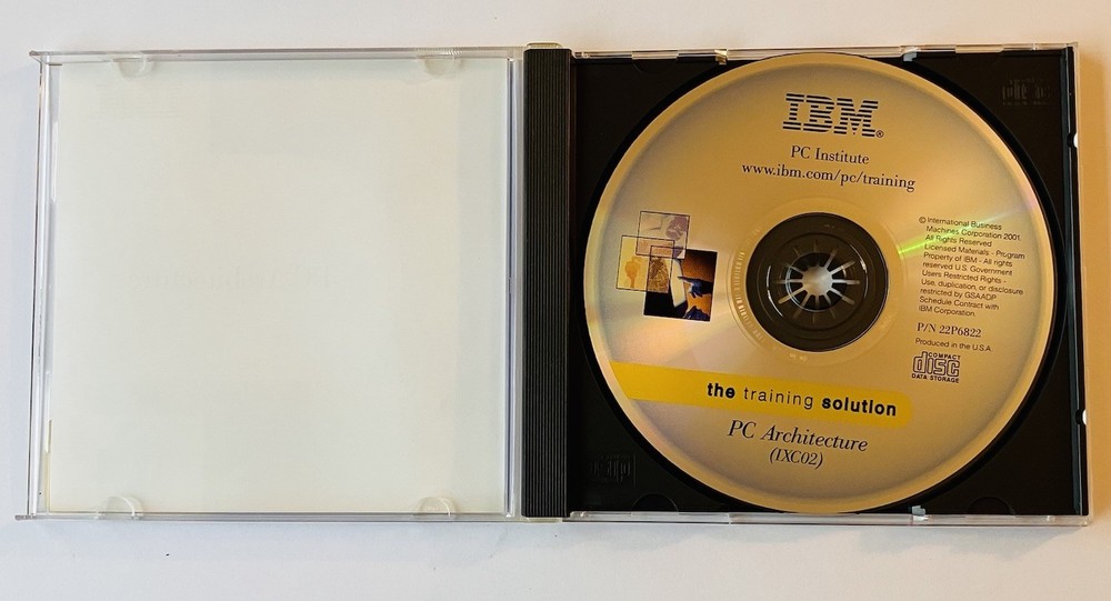 IBM PC Institute The Training Solution CD Set PC Basics & PC Architecture (2001)