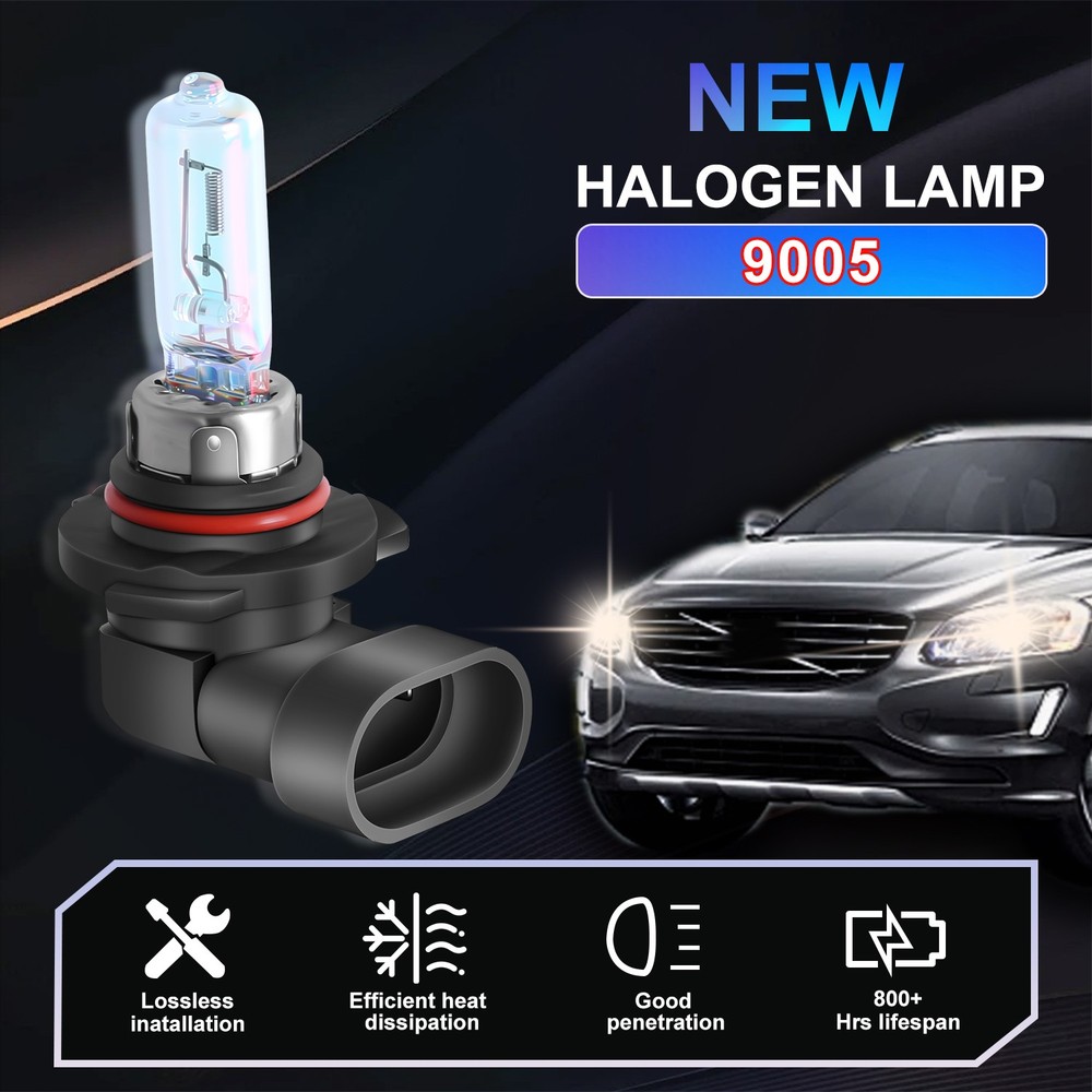 4pcs Halogen Headlight Bulbs High Low Beam Combo For Chevy Silverado 1500 07-15