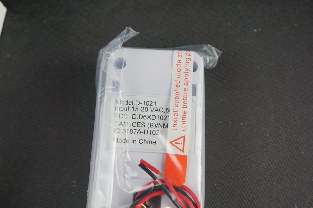 Tecom D1021 Cloud Doorbell Camera NEW In Box