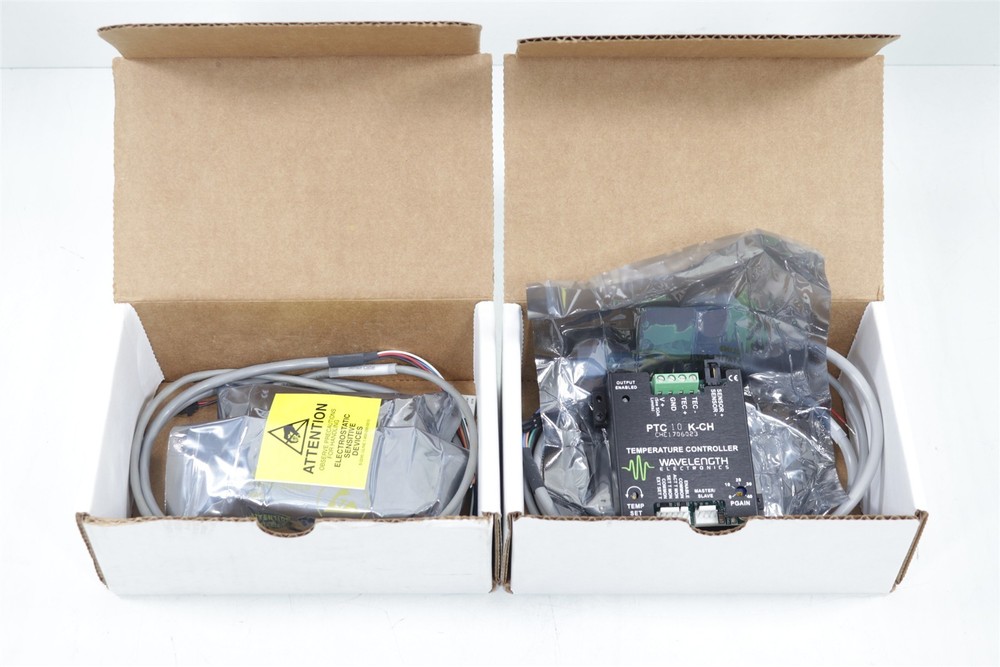 Set of 2x Wavelength Electronics PTC10K-CH000-E Temperature Controller