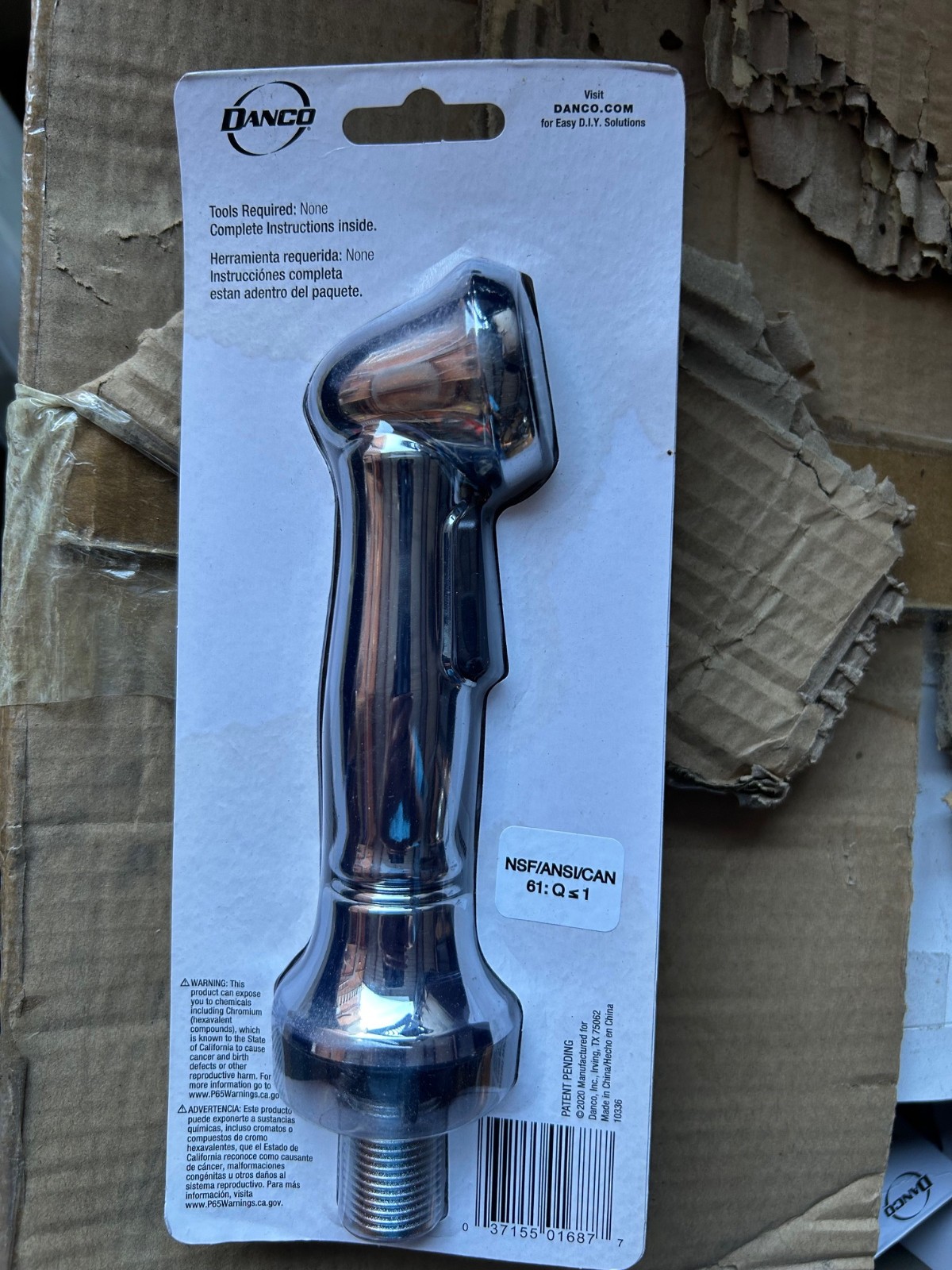 Danco Kitchen Sink Sprayer Universal Fitment Chrome Finish 10336