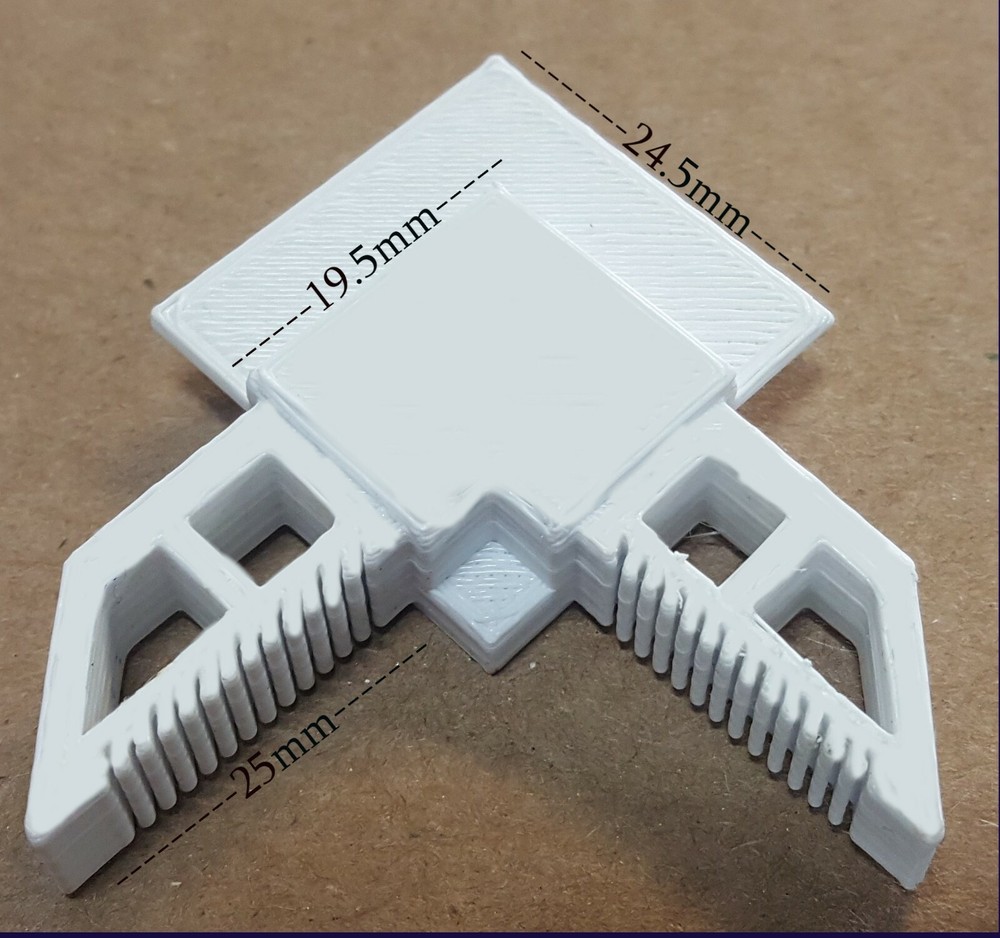 Screen Corner for Andersen Silver Line Screen Frames. *Offset Flange*