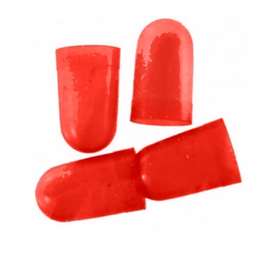 VDO Light Diffuser F/Type D Peanut Bulb - Red 4 Pack 600-859