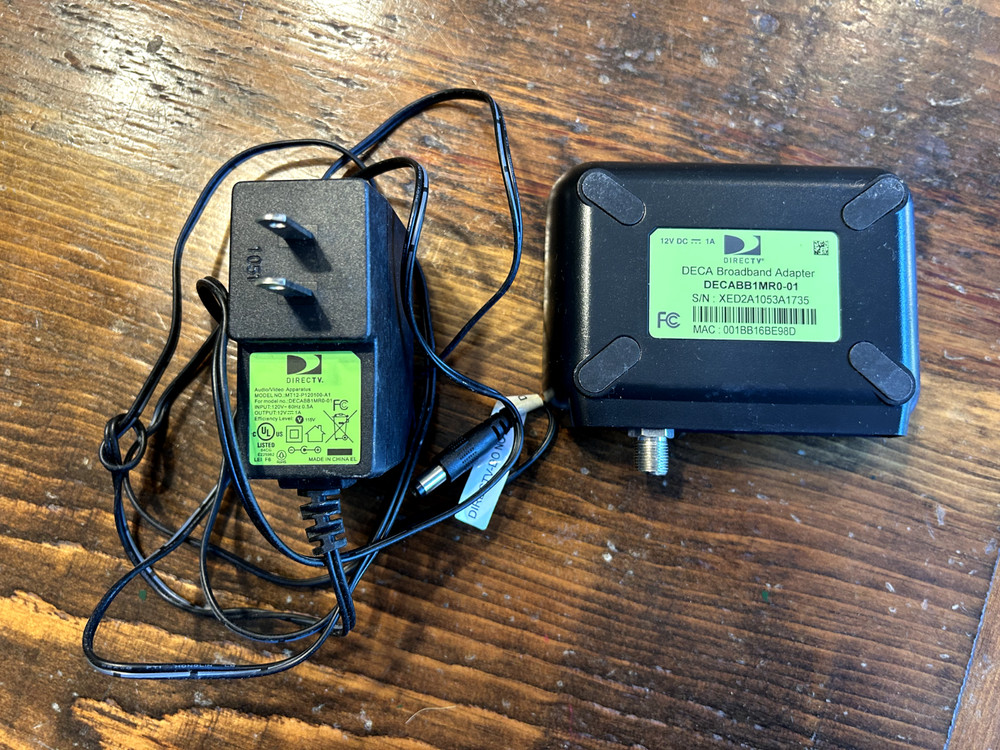 Directv DEVA Broadband Adapter DECABB1MR0-01