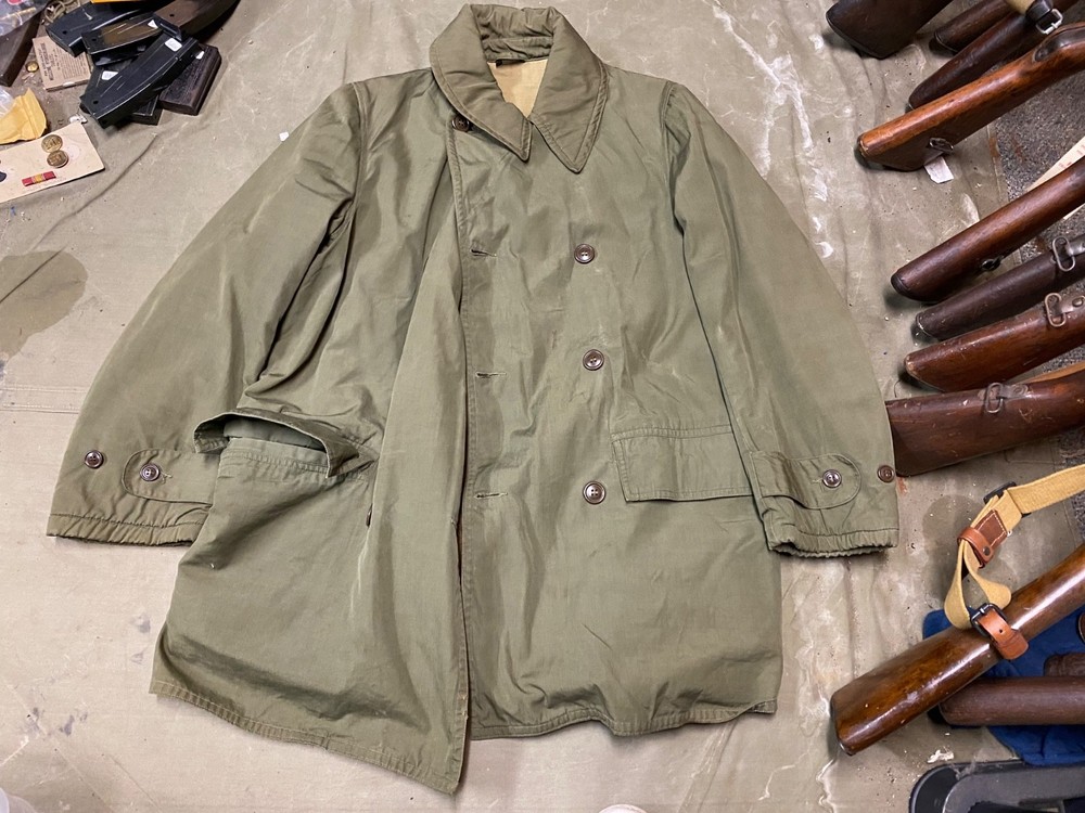 ORIGINAL WWII US ARMY WINTER M1938 MACKINEW JEEP JACKET- MEDIUM 40R