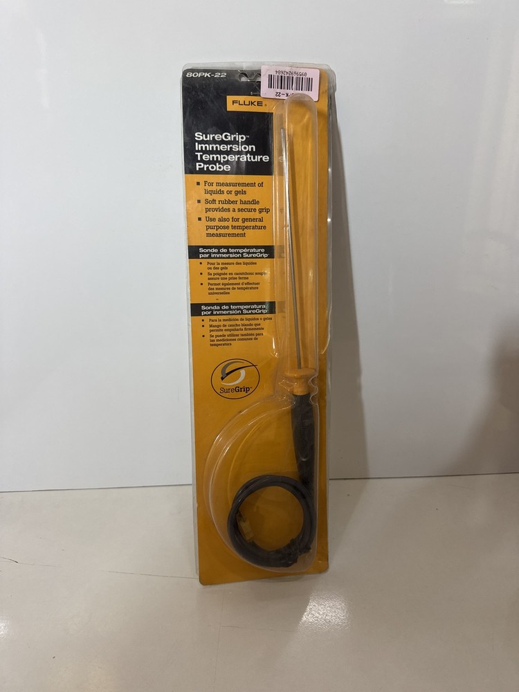 New FLUKE 80PK-22 SureGrip Immersion Temperature