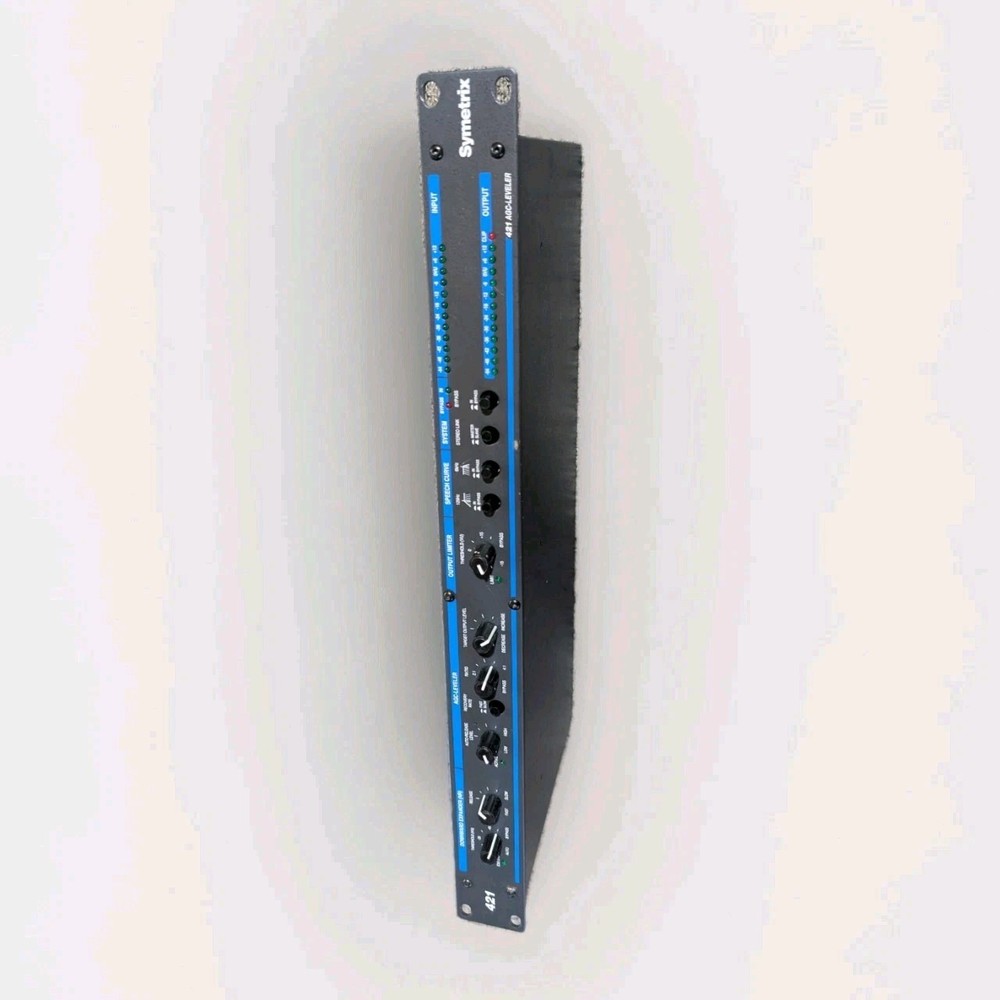 Symetrix 421 AGC Leveler/Downward Expander Rackmount Processor - Untested As-Is