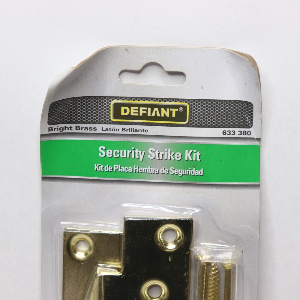 Defiant Bright Brass Security Strike Kit