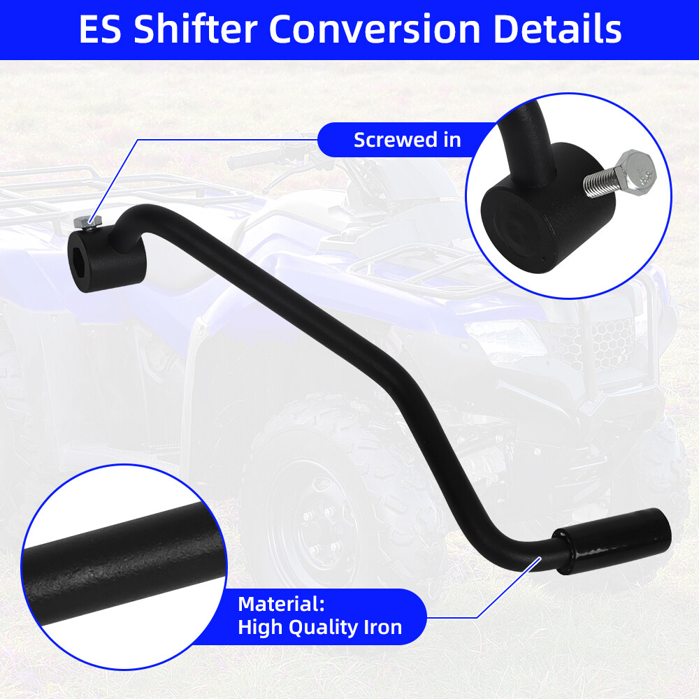 For Honda Foreman Rancher 350 450 500 ES Shifter Conversion Manual To Foot Shift