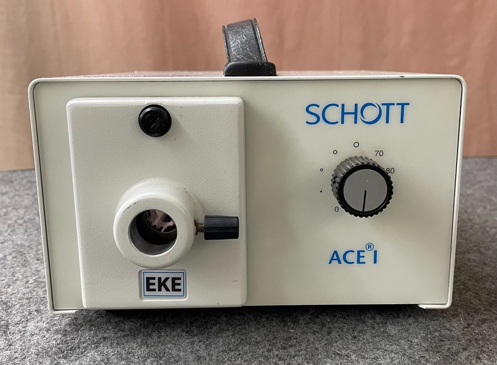 Schott A20500 Ace I Eke Fiber Optic Light Source Illuminator