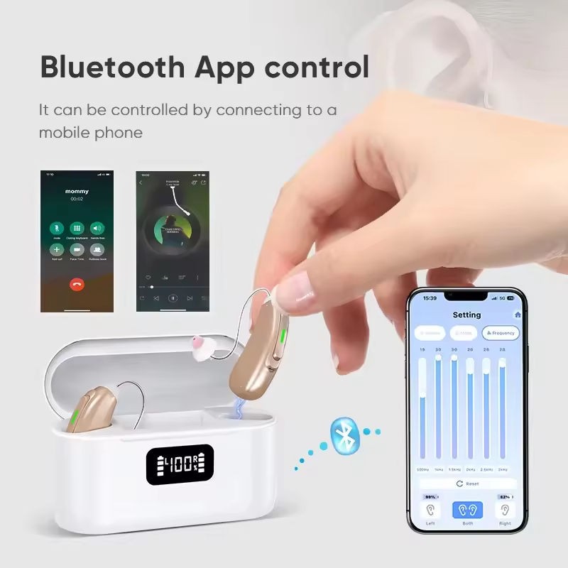 Hearing Aids Hearing Amplifiers Wireless Bluetooth Sound Amplifier With APP