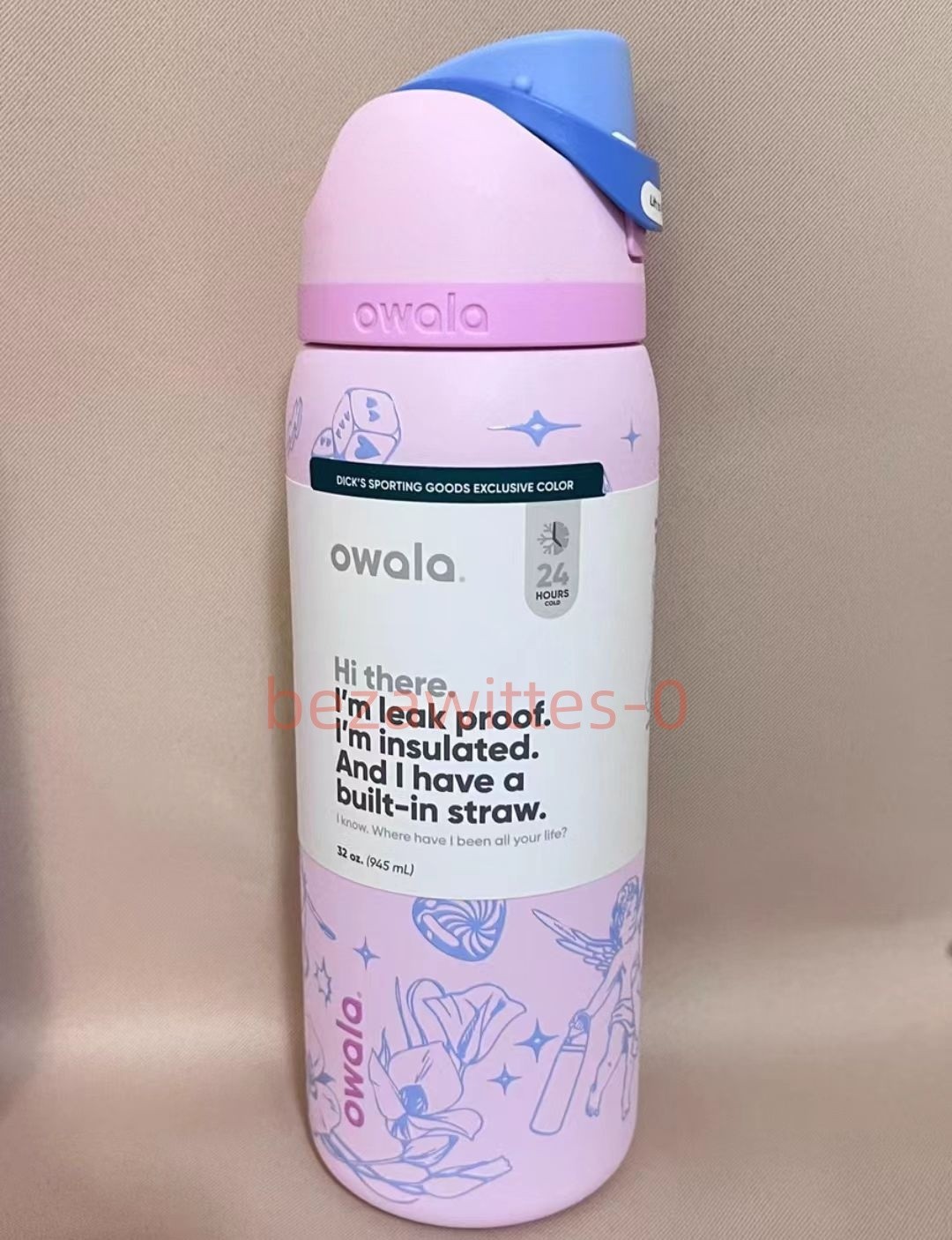 Limited Edition Owala Valentines Shot To The Heart Freesip Water Bottle- 32Oz