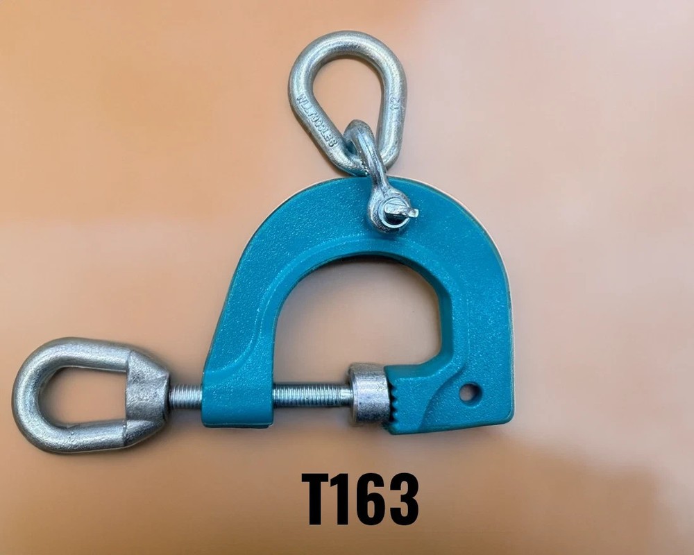 Set# 93 6 pc Auto Body Frame Machine Pulling Puller Chain & Clamps Set w/ Hooks