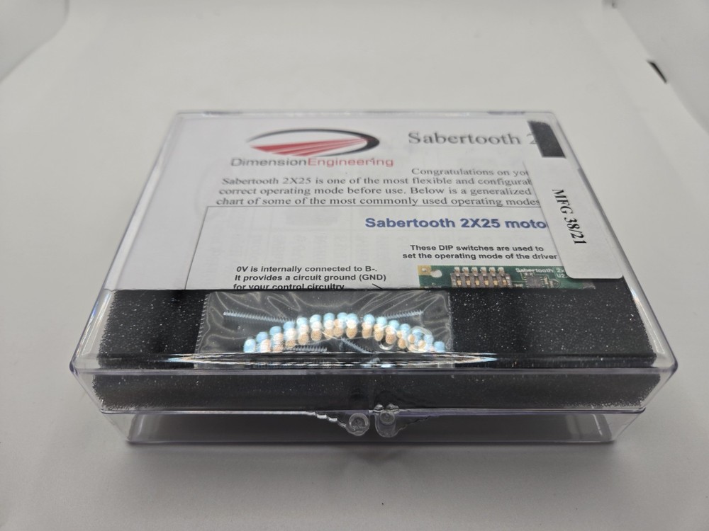 Sabertooth 2X25 V2 Dual Motor Driver