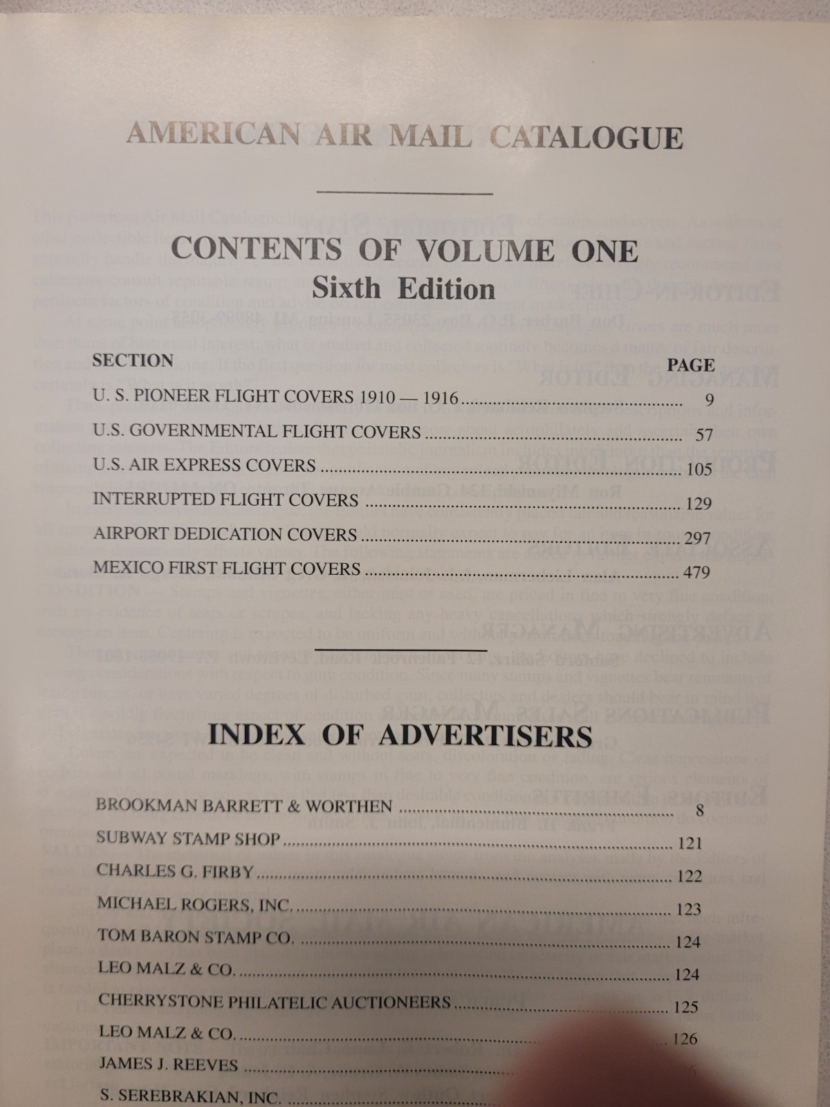 AAMC American Airmail Catalogue 6th Ed. FULL 4 Vol. Set w Canada & Newfoundland