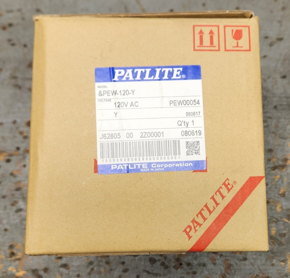 Patlite PEW-120-Y Indicator Light 120VAC