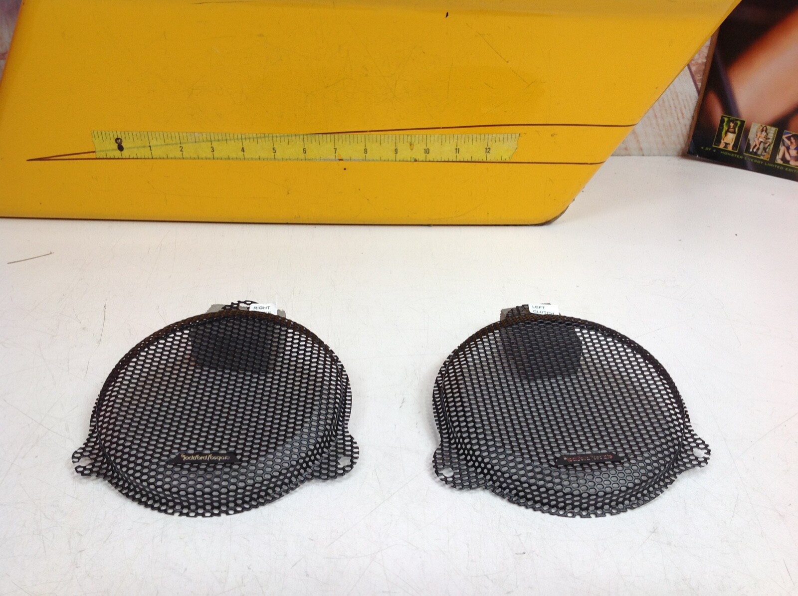 14-25 Harley Touring Front Fairing Rockford Fosgate 6.5" Speaker Covers/Grills