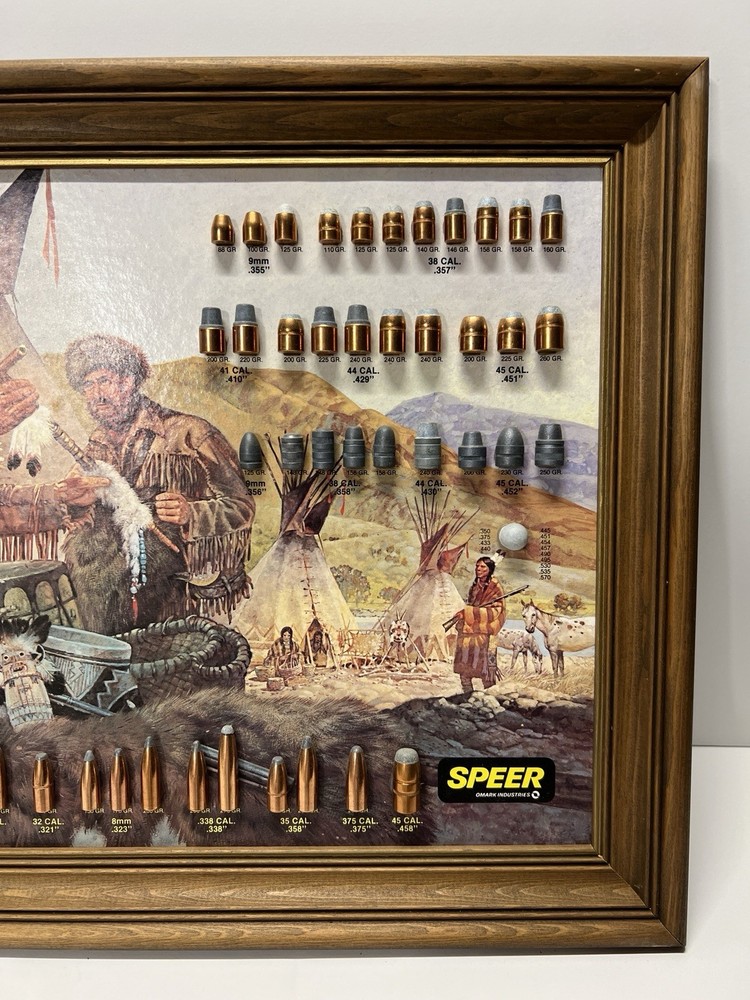 Vintage Speer Ammo Board