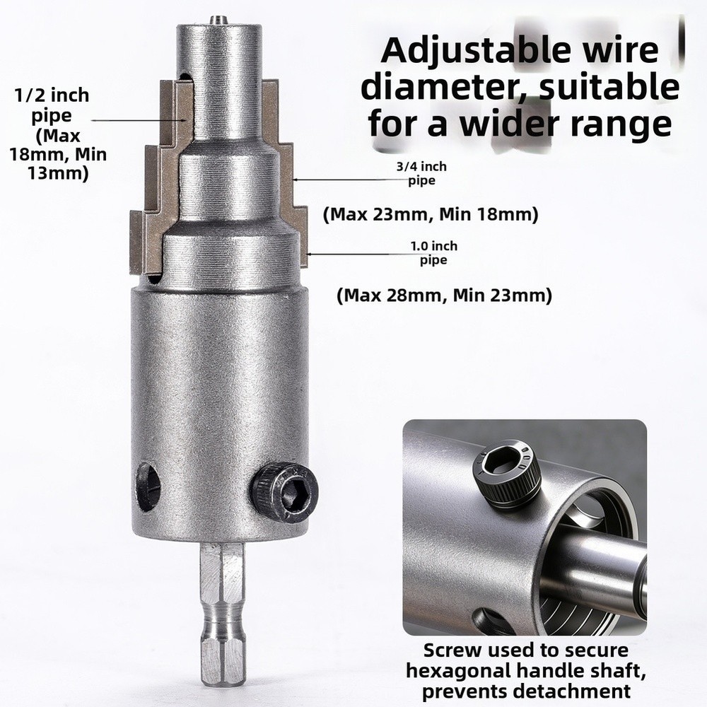 Compact Screw Extractor for For broken Rusty Bolts 13-28mm Adjustable Diameter